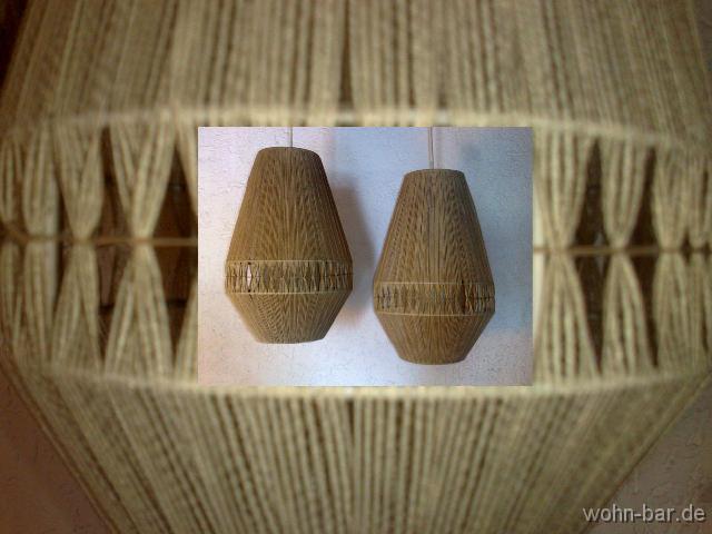 sisal lampen paar sisal lampen, 60er jahre,<br>
durchmesser 20cm, h 33cm,<br>
je stk. 42,-euro